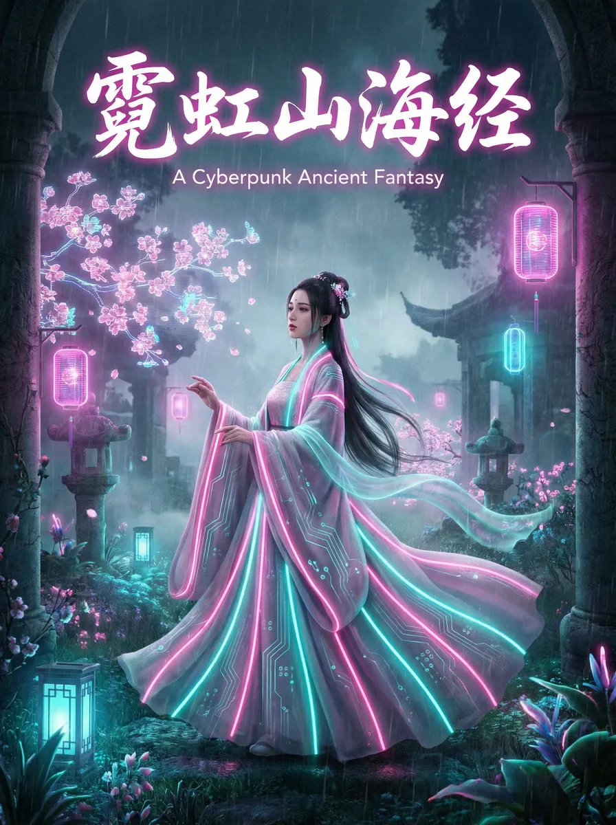 龙口门视频 古风奇缘短剧 - 霓虹山海经海报
